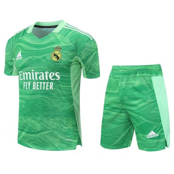 Kit infantil Goleiro I Real Madrid 2022 2023 Adidas oficial 